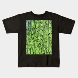 Verdant, moss green tree bark, Mug, Wall Art Kids T-Shirt